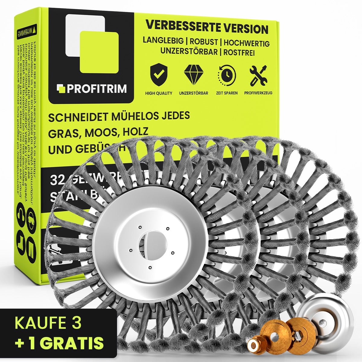 ProfiTrim™ - Unzerstörbarer Fadentrimmer Kopf
