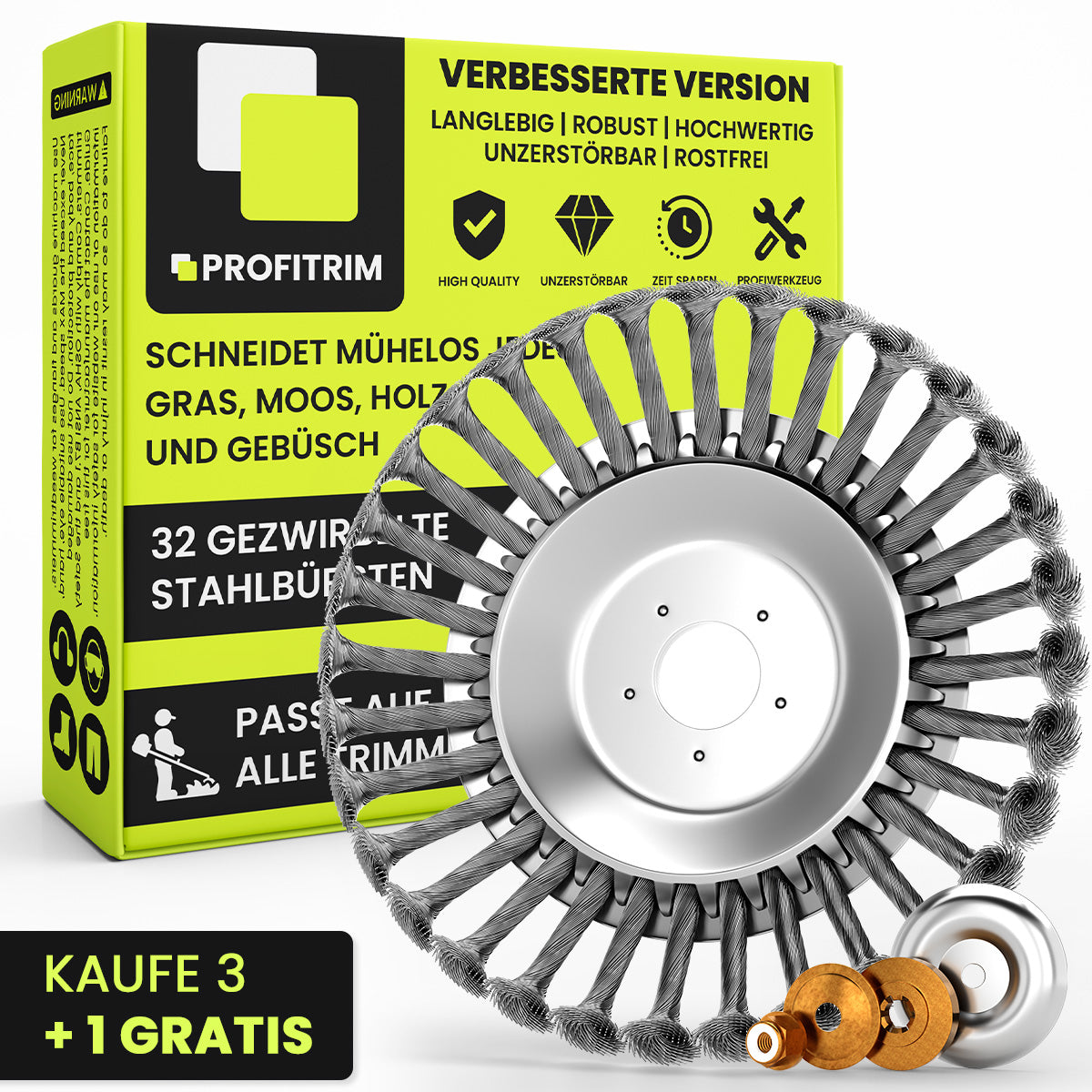 ProfiTrim™ - Unzerstörbarer Fadentrimmer Kopf