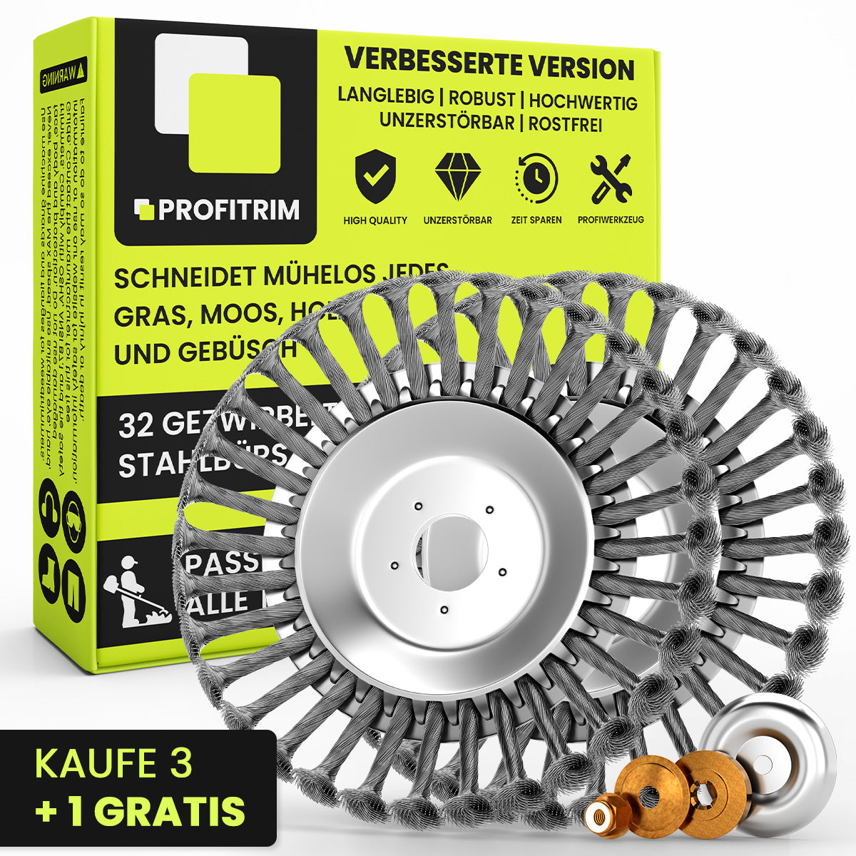 ProfiTrim™ - Unzerstörbarer Fadentrimmer Kopf
