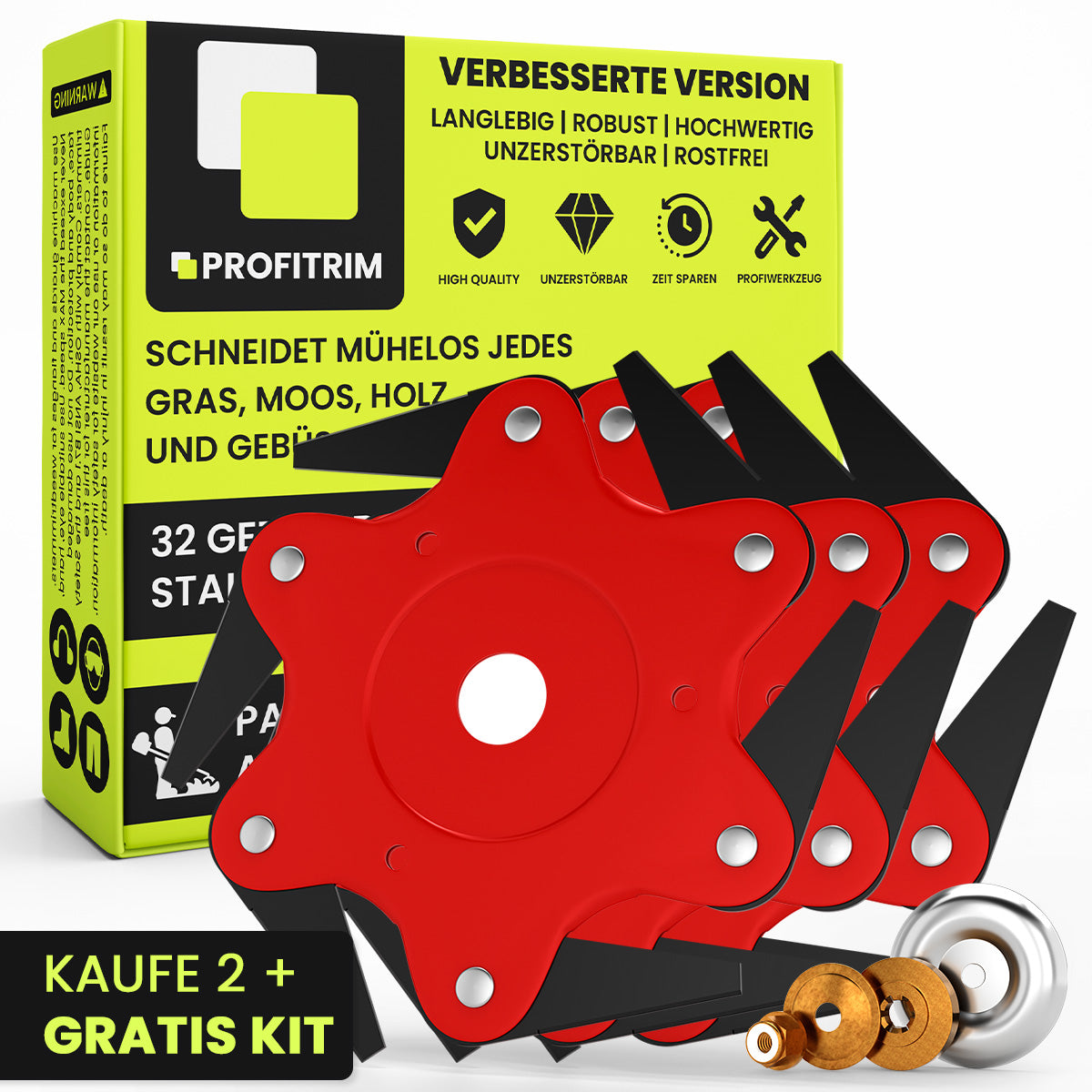 ProfiTrim™ - Unzerstörbarer Fadentrimmer Kopf