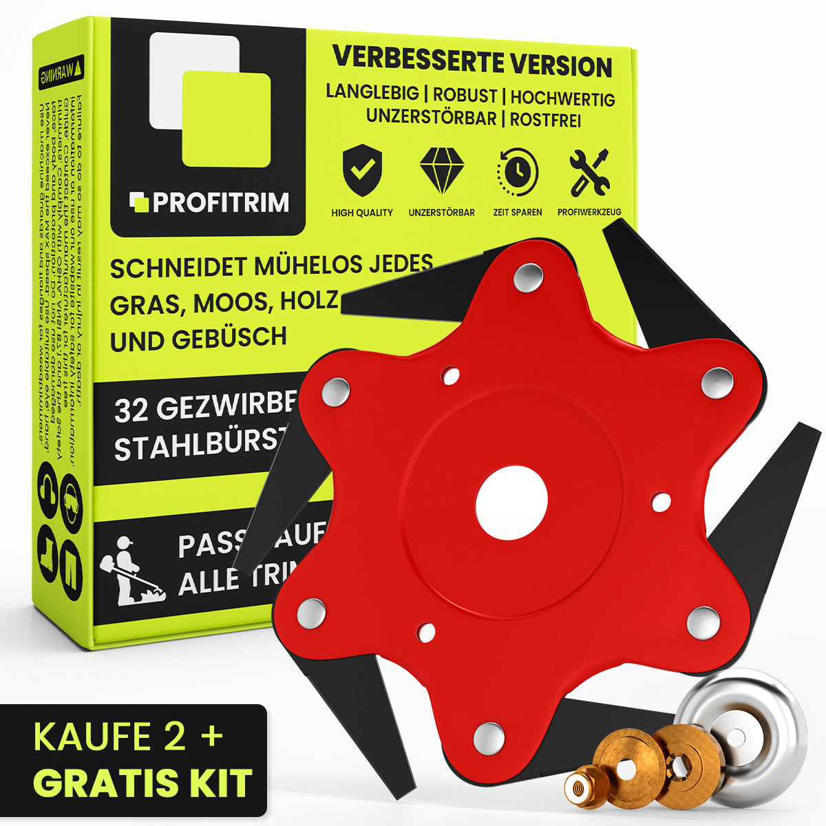 ProfiTrim™ - Unzerstörbarer Fadentrimmer Kopf