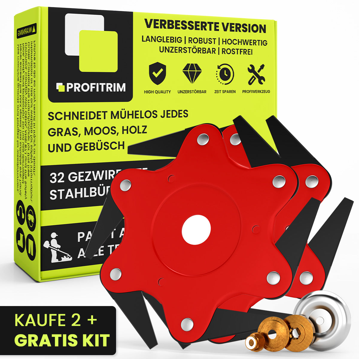 ProfiTrim™ - Unzerstörbarer Fadentrimmer Kopf